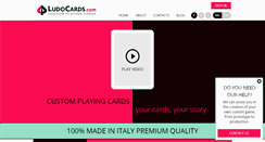 Desktop Screenshot of ludocards.com